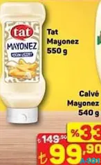 TAT MAYONEZ 550 G fiyat ve kampanya bilgisi